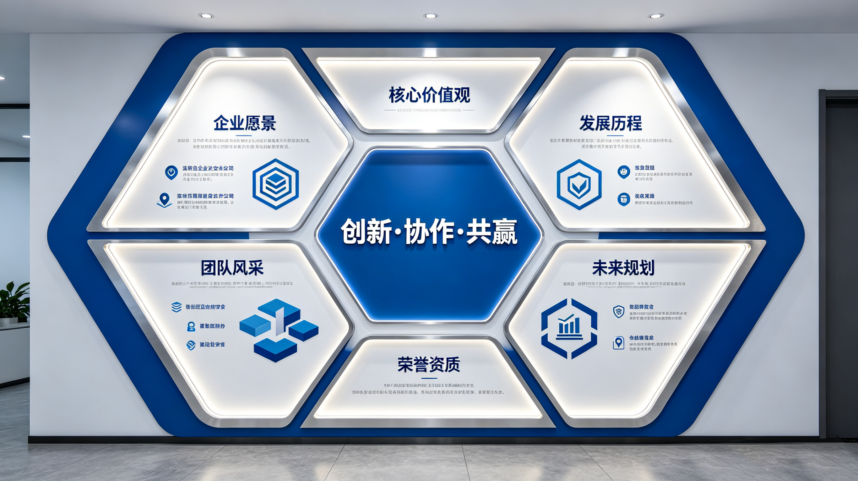  郎溪企业文化墙六边形避坑指南（新手常犯5个错误）